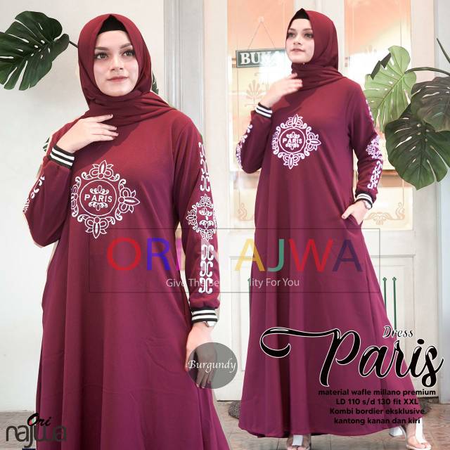 BAJU WANITA DRESS PARIS
