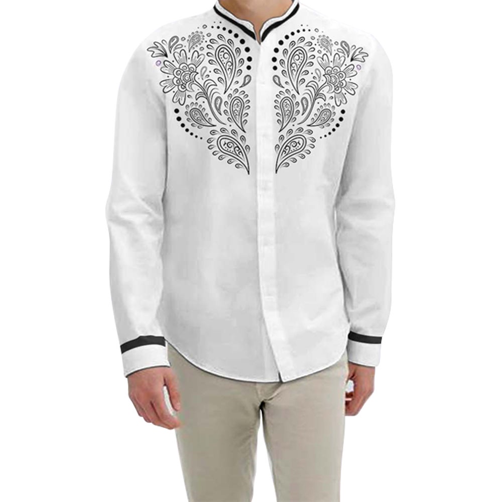 HipNop MARSON BAJU MUSLIM KEMEJA KOKO PRIA MUSLIMAH LENGAN PANJANG ATASAN MUSLIM SLIMFIT COWOK COWO