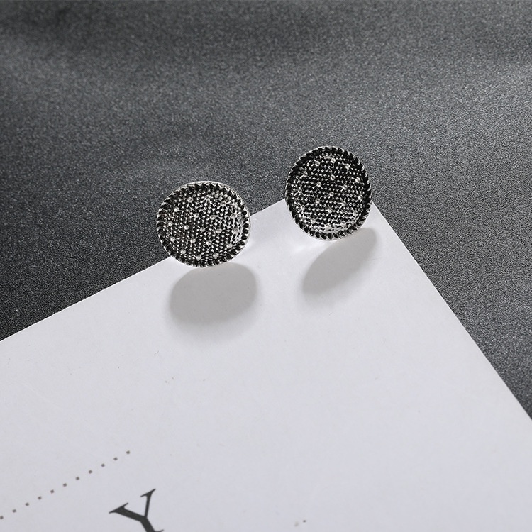 Baru retro berlian Mahkota huruf mom5 pair set anting-anting gaya Barat anting-anting Korea gaya chi