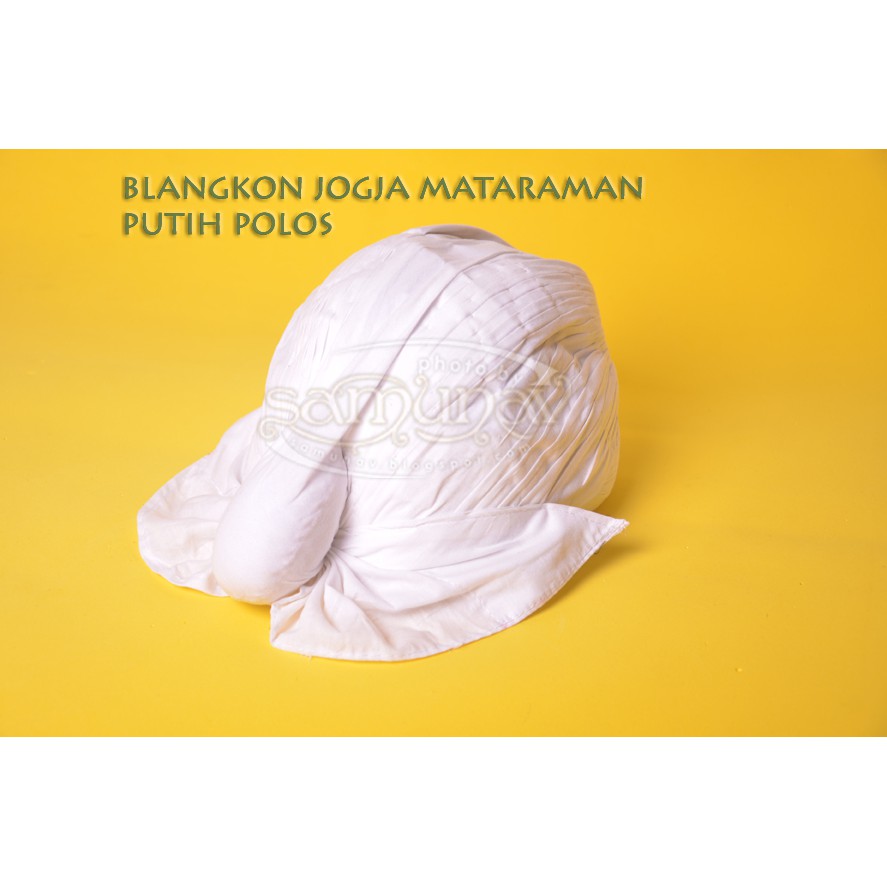 BLANGKON SUNAN PUTIH POLOS HALUS PREMIUM