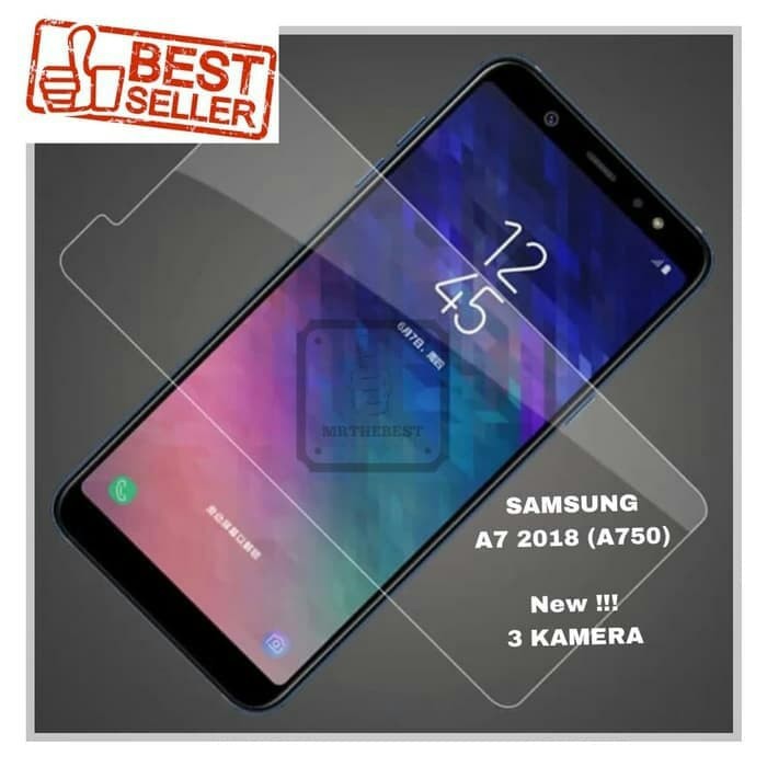TEMPERED GLASS - ANTI GORES SAMSUNG A7 2018 / A750