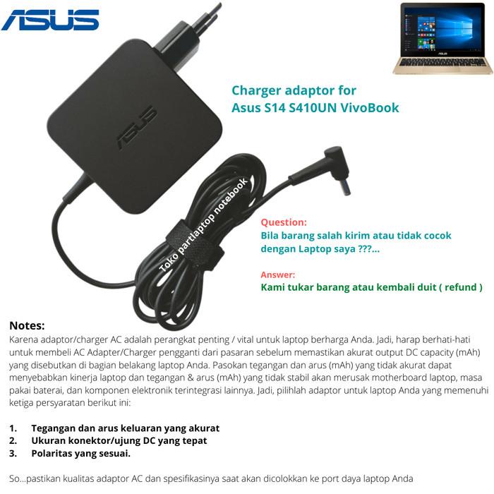 Adaptor Asus A409MA-BV412T original laptop charger