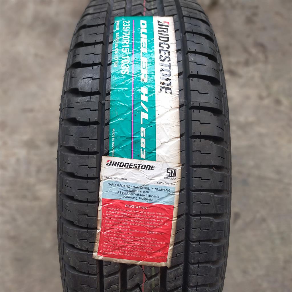 BAN MOBIL LUAR BRIDGESTONE DUELER HL 683 II 235 70 R15 MURAH SALE