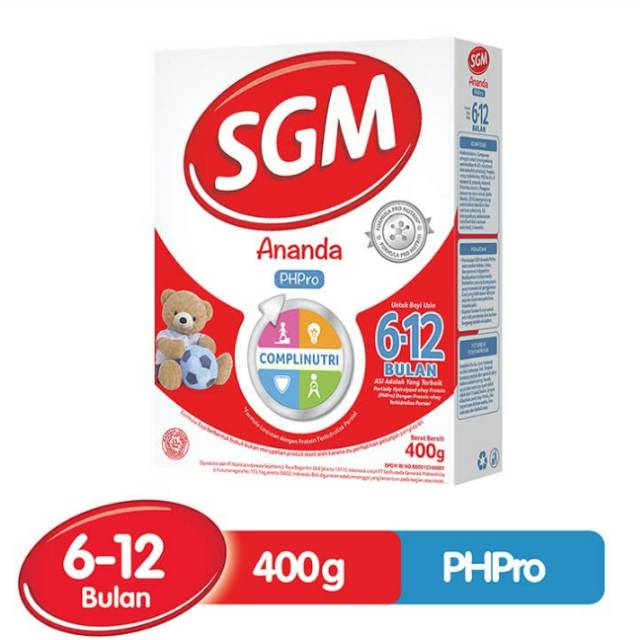SGM ph pro 6-12 bulan 400gr | phpro 6-12 bulan 400gr