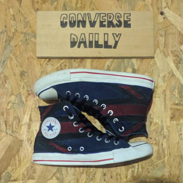 Converse X The Who "Union Jack" Music Series Band Rare Langka Original