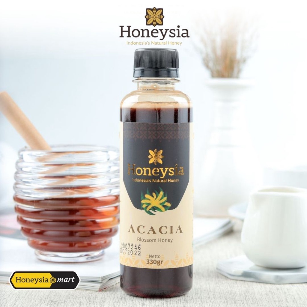 

Madu Murni Asli Honeysia Akasia 330gr Raw Honey