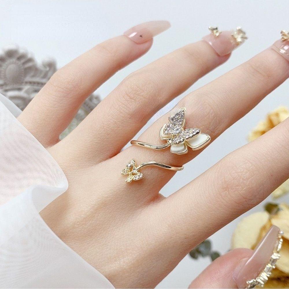 AUGUSTINA Agustina Wanita Pesona Kuku Gadis Mengkilap Kuku Kecantikan Kuku Salon Manikur Aksesoris DIY Bahan Kuku 3D Dekorasi Kuku