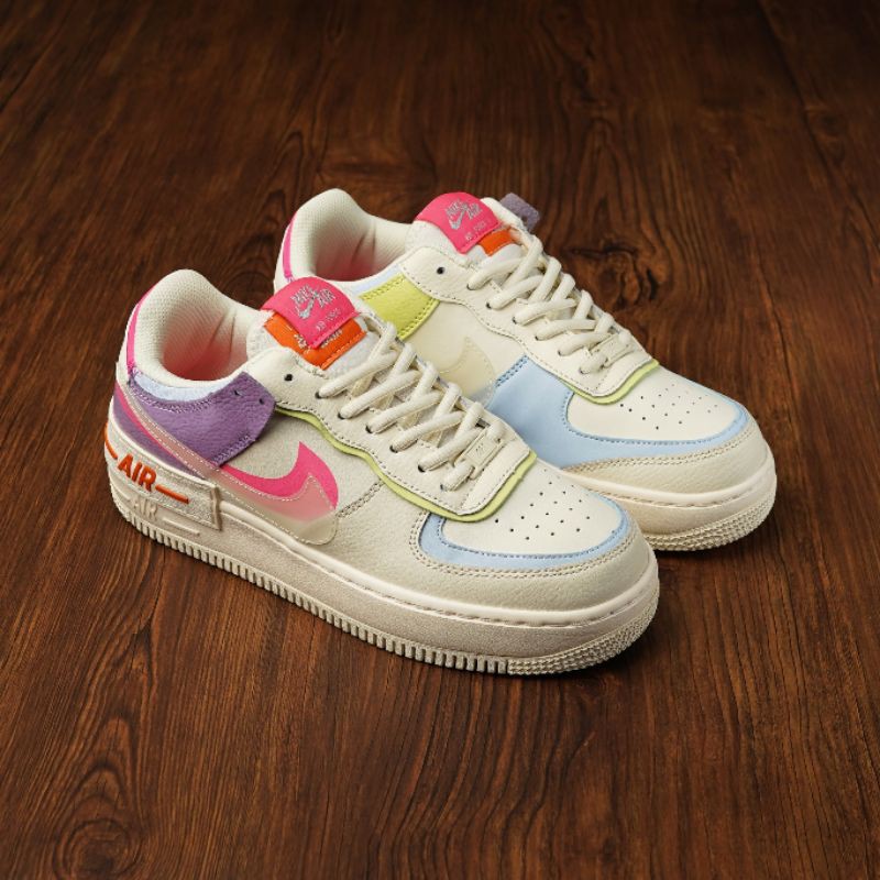 Nike Air Force 1 Shadow Pale Ivory / Digital Pink