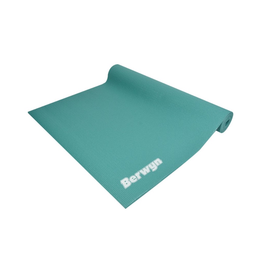 BERWYN MATRAS YOGA SINGGLE / YOGA MAT SINGLE LAYER PVC / ALAT FITNES