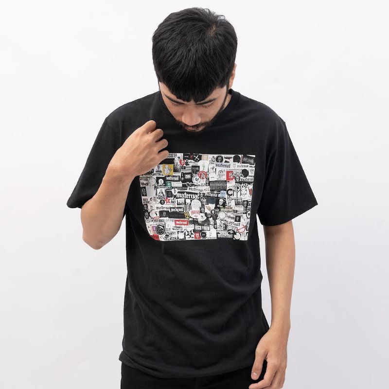 MATERNAL DISASTER STICKOZ - BLACK TSHIRT