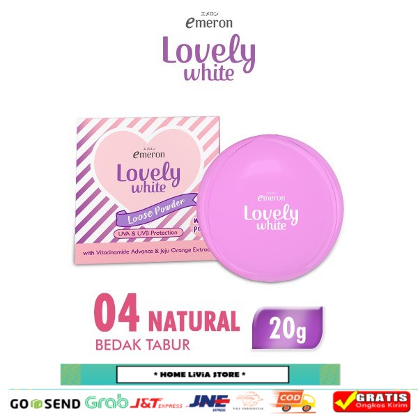 Emeron Lovely White Bedak Tabur 04 Natural