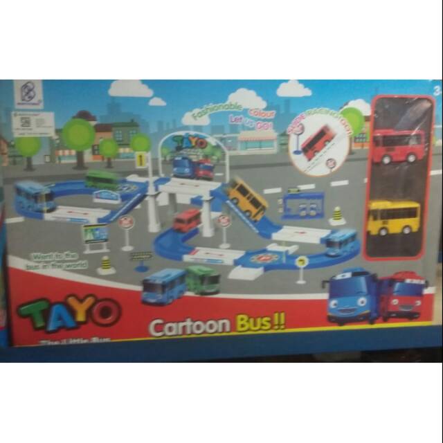 JALAN BUS TAYO/ LEGO TAYO THE LITTLE BUS PARKING