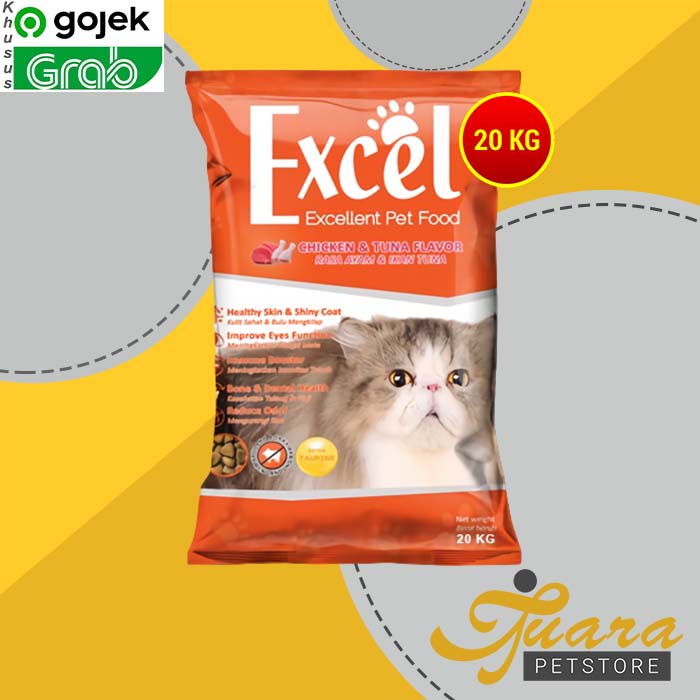 [GOSEND] Makanan Kucing / Cat Food Excel 20 kg