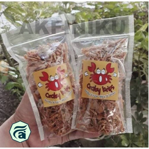 

Baby Crab Kepiting Crispy Snack Hits Best Seller 100gr