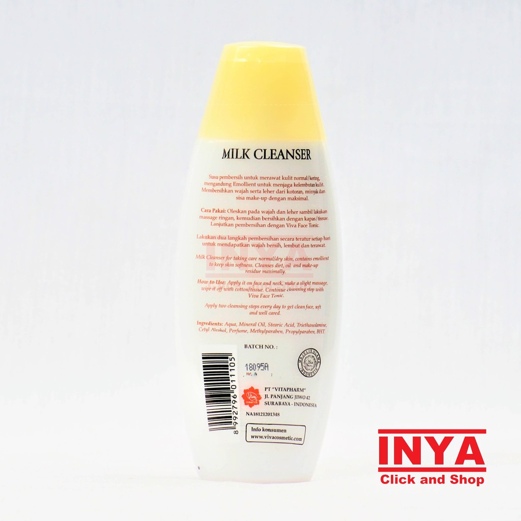 VIVA MILK CLEANSER 100ml - Pembersih Wajah