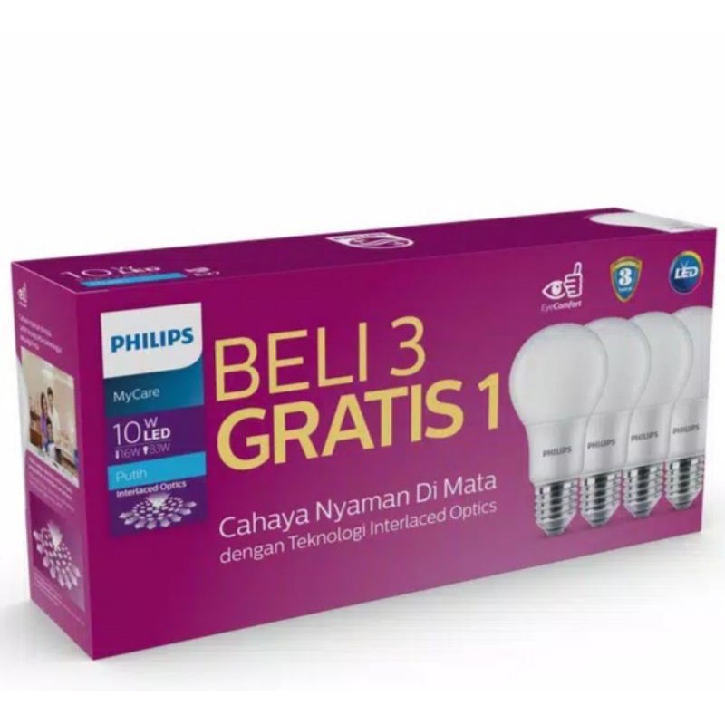 Philips 3+1 Led 10 Watt