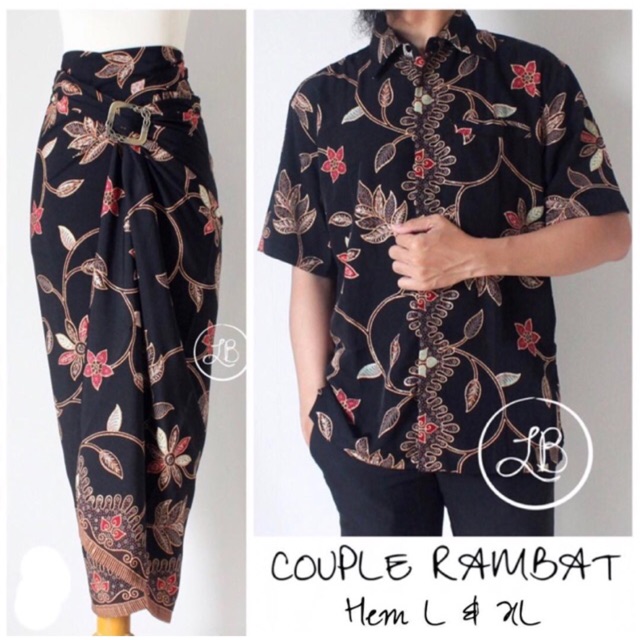 COUPLE BATIK / COUPLE / BATIK MURAH / BATIK / ROK LILIT / KAIN