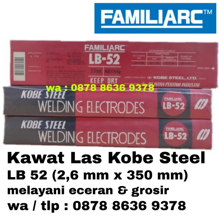 Kawat Las Lb-52 2,6 / Kawat Las Listrik / Kawat Las Welding Electrodes Terbaru