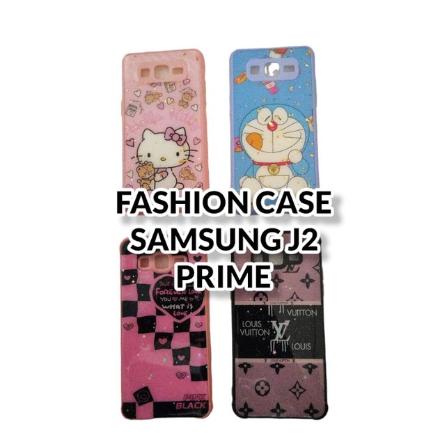 FASHION CASE SAMSUNG J2 PRIME BANYAK TIPE GAMBAR + GLITTER