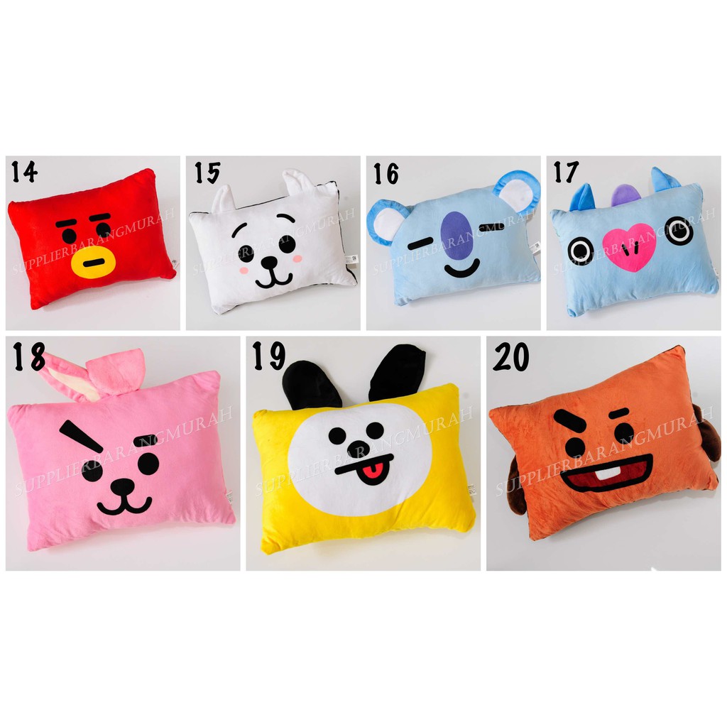 Bantal Korea Kpop BTS BT21 Korean Pop Star HM0335