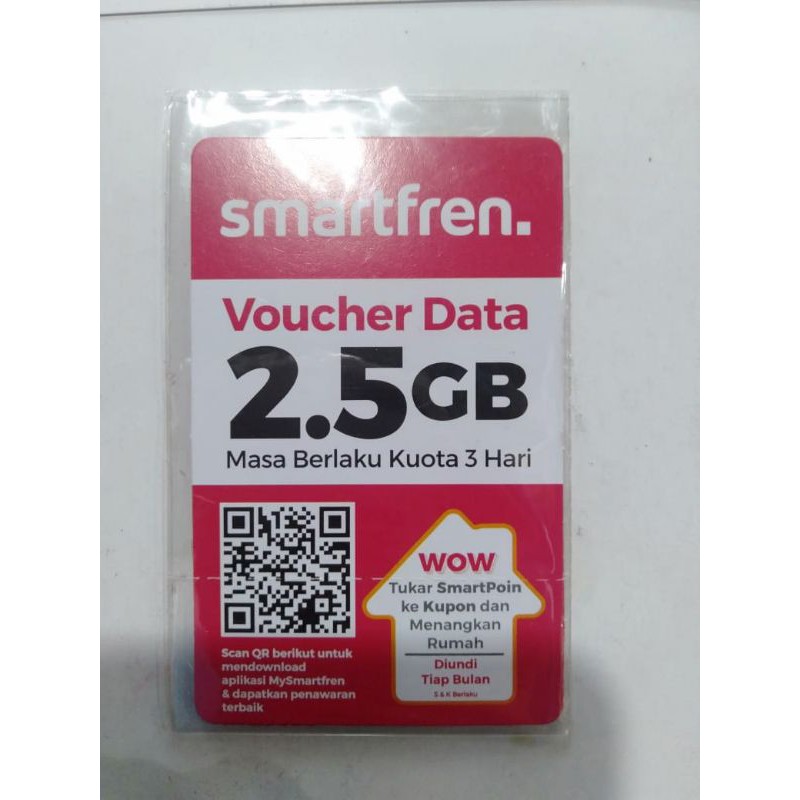 Voucher Kuota Smartfren 2.5GB
