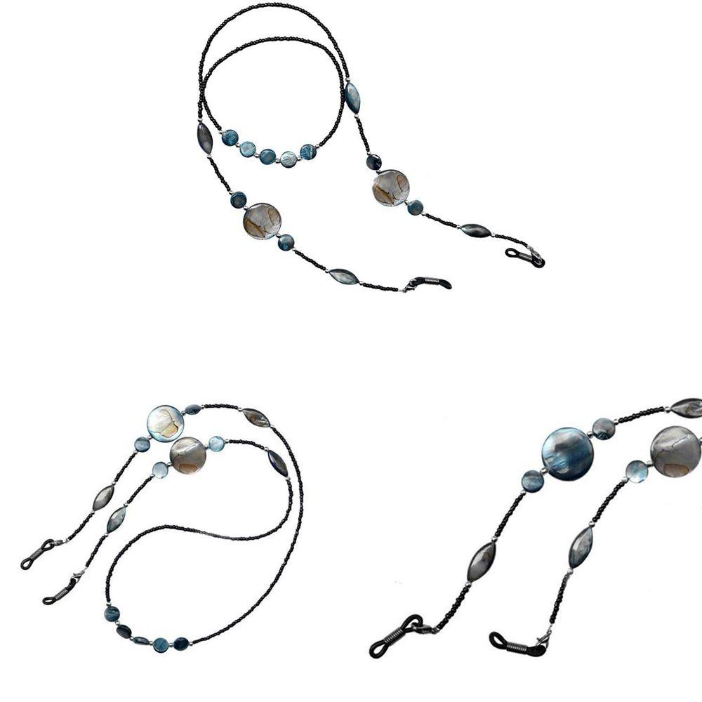 NEEDWAY Rantai Kacamata Kacamata Baca Wanita Tali Manik Kaca Manik-Manik Lanyard Kacamata