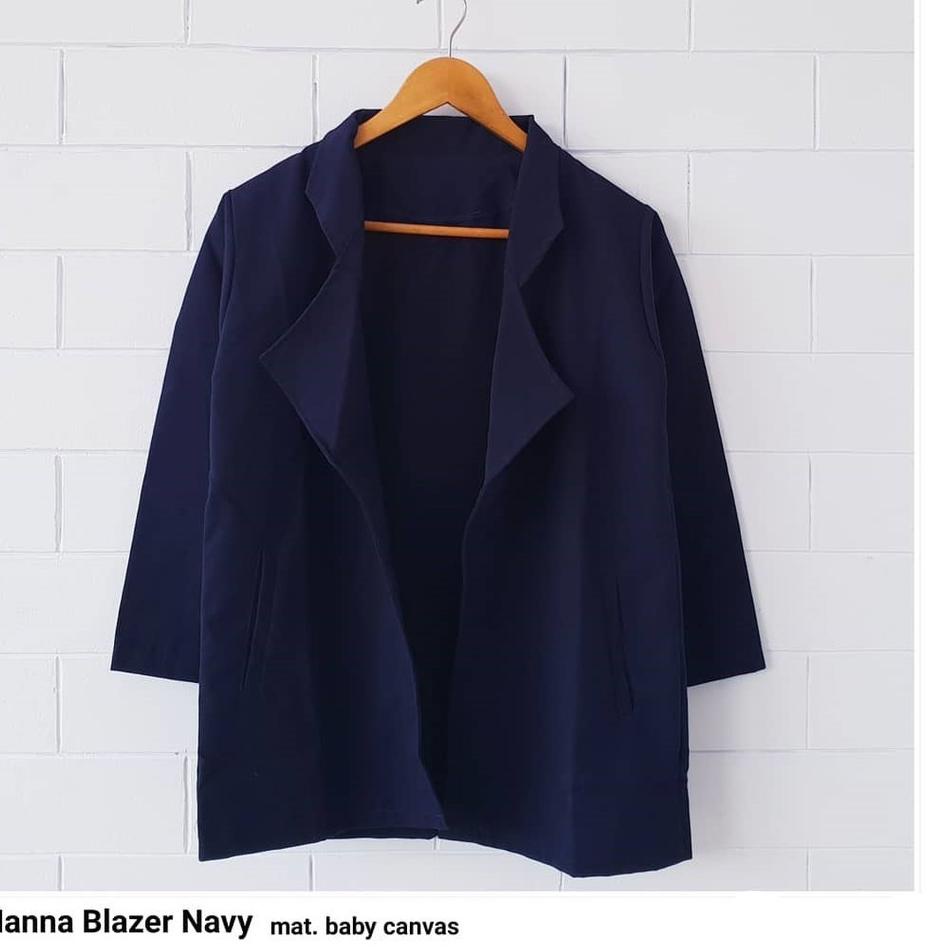 Sabiya Grosir - Hanna Blazer l Blazer Polos Wanita "Ktn31au22ᵀ"