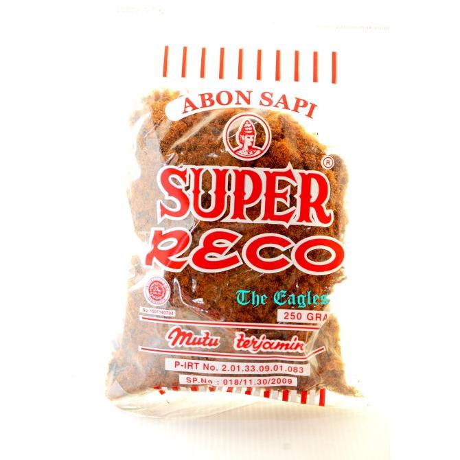

(BISA COD) Abon sapi SUPER elang Solo RECO 250gr Halal MUI makanan ringan dried TERBATAS Kode 1051
