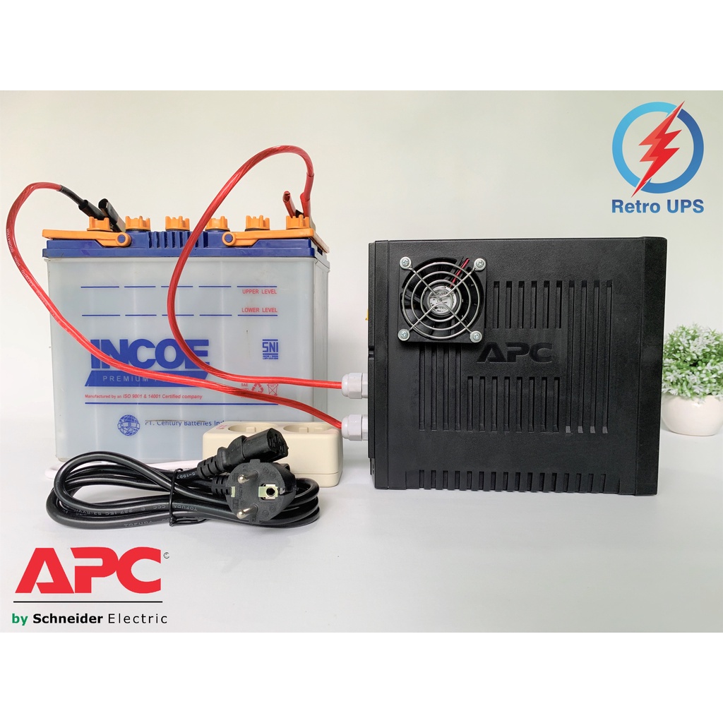 UPS Modif Aki Luar Power Inverter Otomatis APC RS500 Long Backup