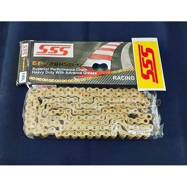 Rantai  SSS 428 HSBT 140L GOLD &quot;HEAVY DUTY&quot;