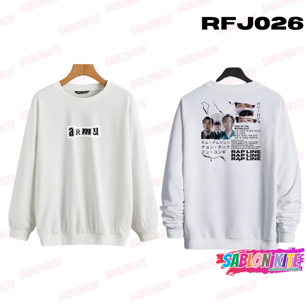 MURAH!!! HOODIE SWEATER KPOP RAP LINE RFJ026