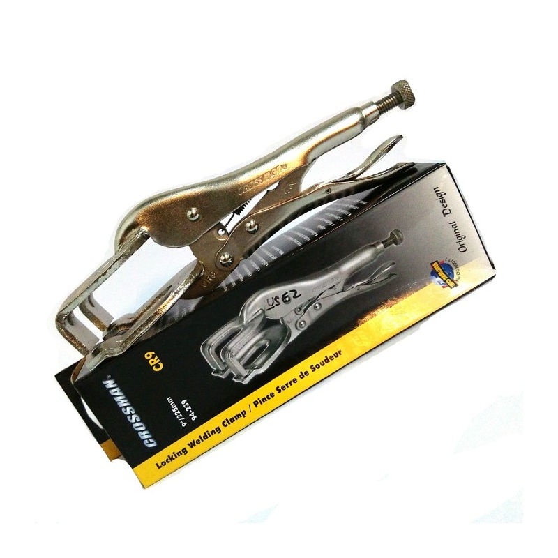 Catok Klem Tang Buaya Penjepit besi Las  Welding Clamp Plier 9"