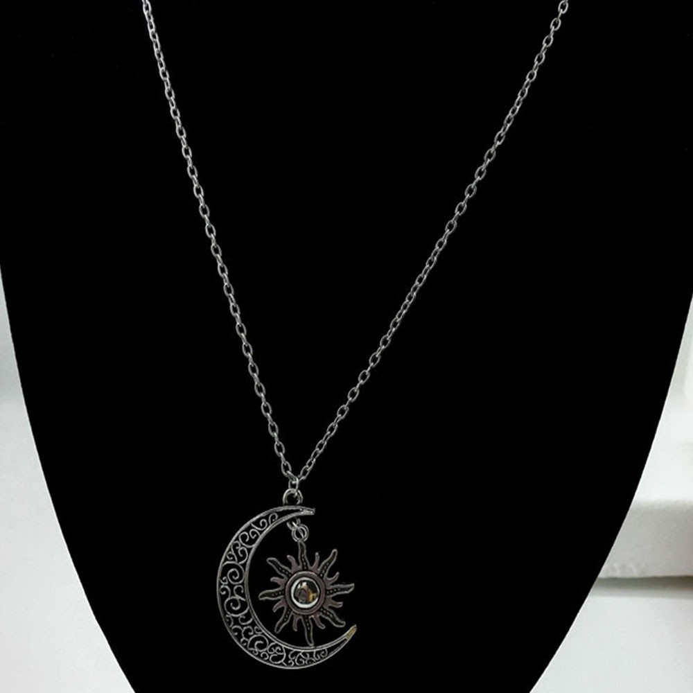 【COD Tangding】Song of Ice Fire Necklace of My Life Moon and Sun and Stars Long Chain Nekclaces Jewelry