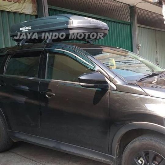 Roofbox Roof Box 600L Bagasi Atas Mobil 1 Paket - Hitam Terlaris