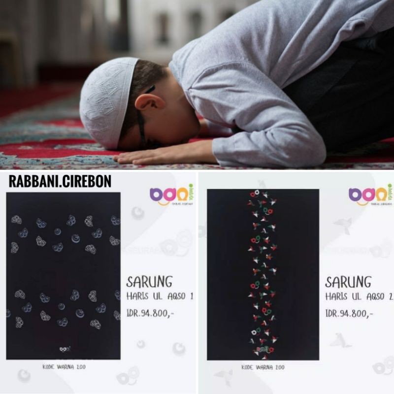 Sarung Anak Bani Haris ul Aqso 1 & 2 Ori