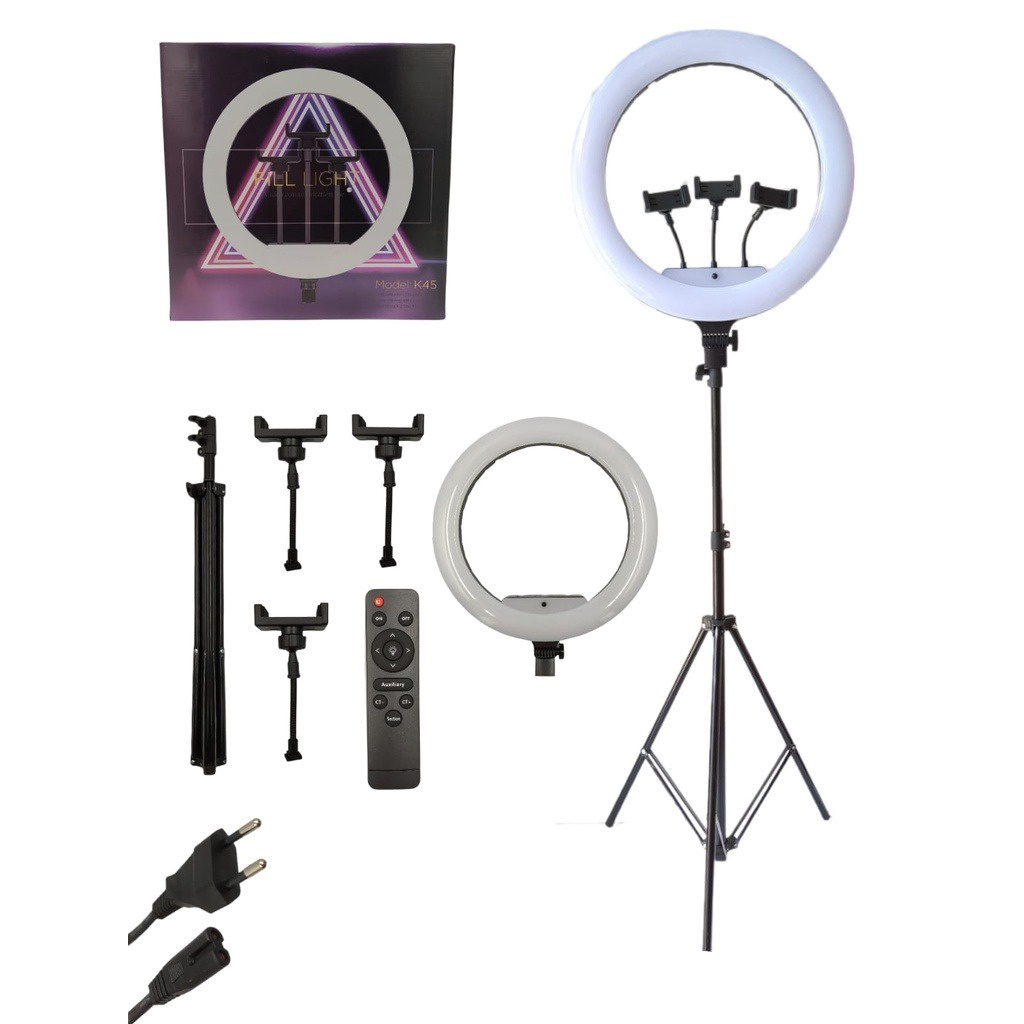 RING LIGHT PLUS TRIPOD 2.1M K-45 3 COLOR