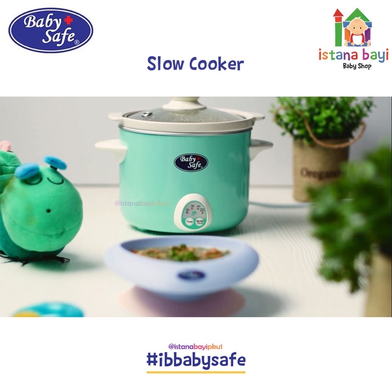 Baby Safe Slow Cooker 1.2 L - Alat Masak Mpasi LB07M