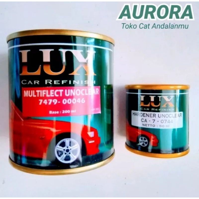 Cat Penta Prima LUX 250ml Clear Multiflect Unoclear (Gliter Hologram) 2 Komponen + Hardener Xiralic 