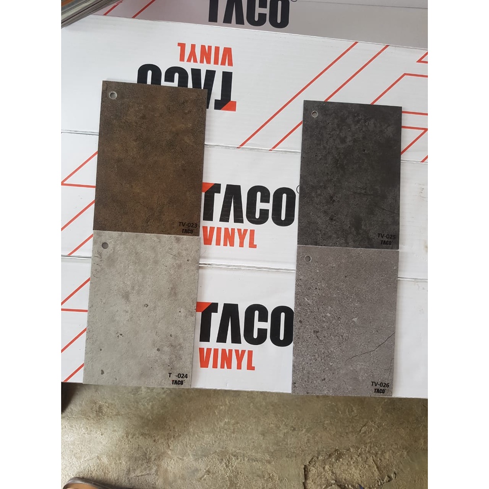 Lantai Vinyl Tile Taco Stone 3mm