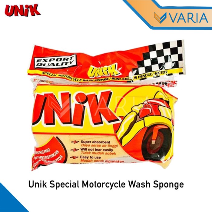 Unik Spon Busa Cuci Motor Special Motorcycle Wash Sponge