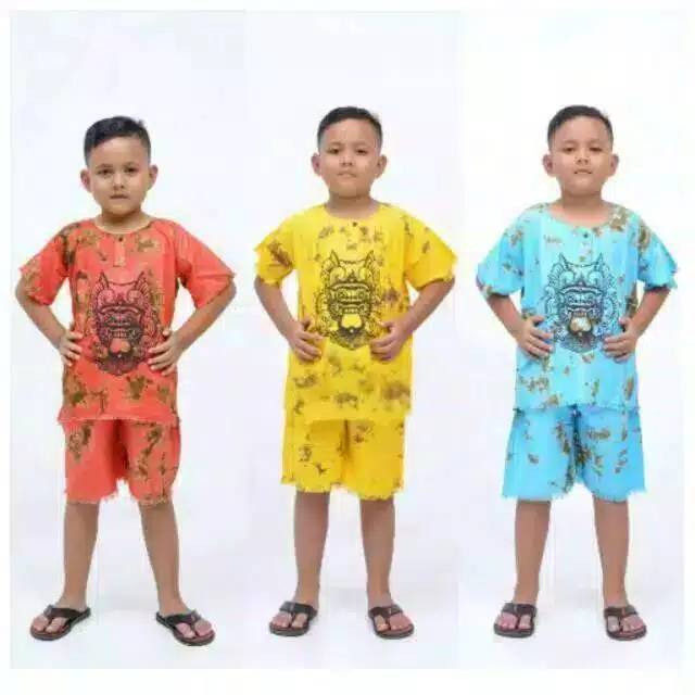 PROMO !! KAOS BALI ANAK / KAOS BARONGSAI / KAOS ANAK MURAH BANGETTTT