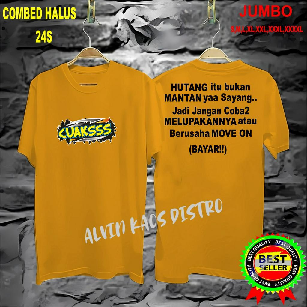 Cod/Kaos DTF CUAKS HUTANG ITU BUKAN MANTAN Kaos Terlaris Kualitas Terjamin Kaos Pria Distro Hits2022/Kaos Murah Kaos Cotton 30s Kaos katun/Kaos Bergambar Kaos Distro Kaos Pria Dan Wanita Kaos Kata2 Lucu Kaos Viral/Kaos Promo/Best Seller