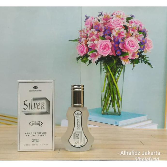 Parfum Al Rehab Spray Silver 35ml Original