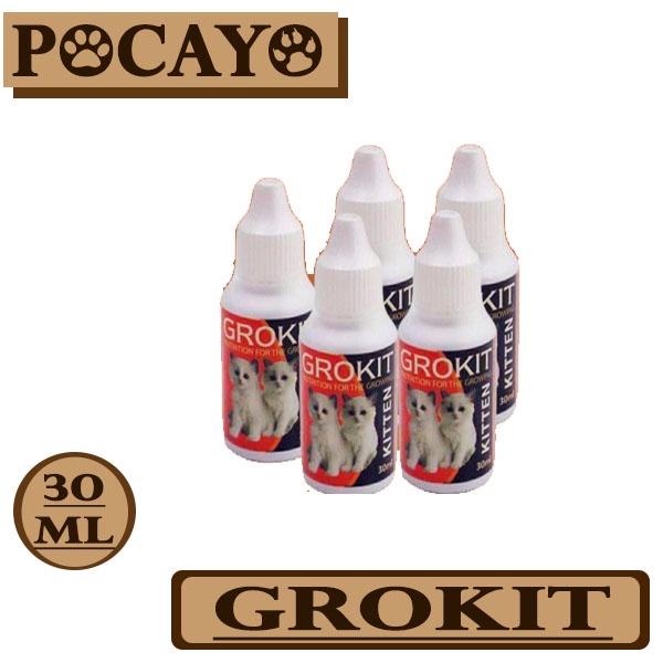 Grokit - Vitamin Pertumbuhan Anak Kucing 30ml