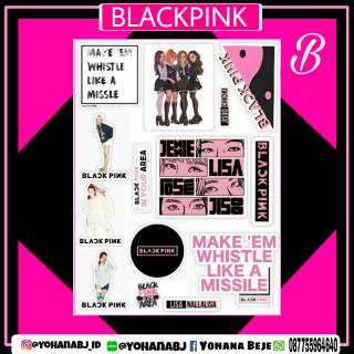 sticker black pink blackpink stiker kpop murah kstuff shopee indonesia