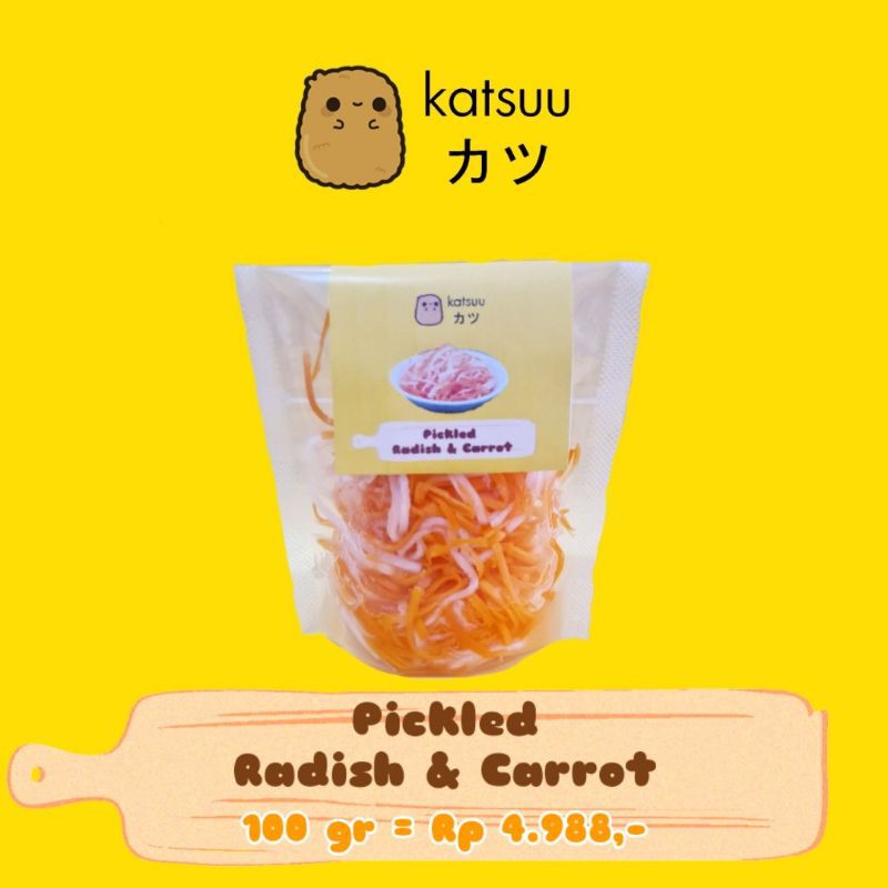 

Acar Wortel dan Lobak Enak Sehat. Pickled Carrot and Radish