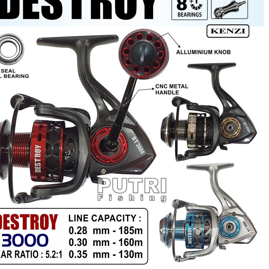 ㅊ KENZI DESTROY 3000 REEL ド
