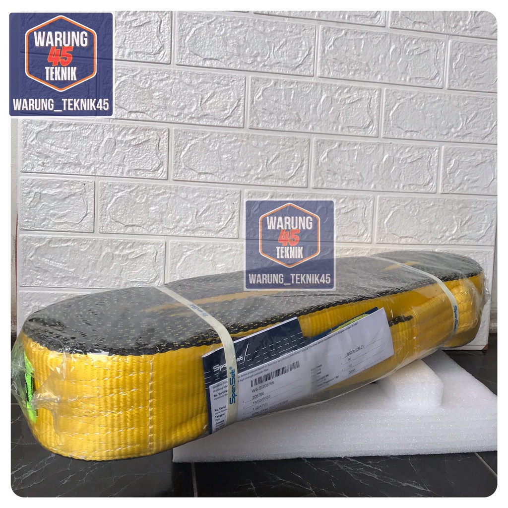 SPANSET WEBING WEBBING SLING 3 TON X 10 METER SPANSET