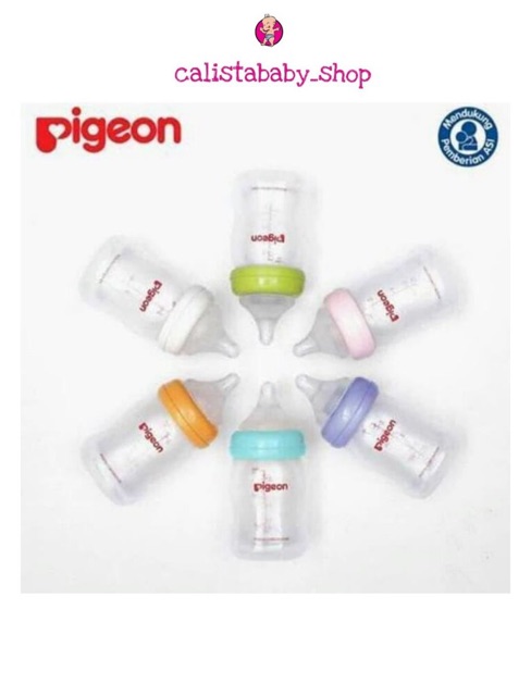 Pigeon Peristaltic Plus Wide Neck Soft Touch / Botol Bayi Pigeon / Botol Susu Pigeon