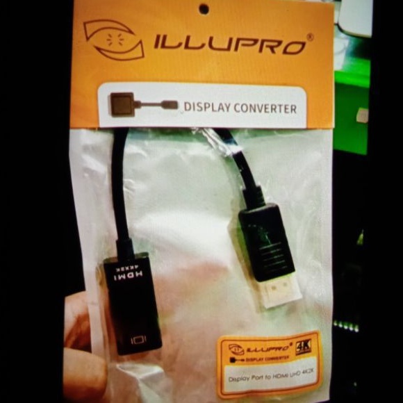 ILLUPRO KABEL DISPLAY PORT TO HDMI 4K 2K DP TO HDMI